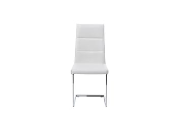 Stol Caceda 2-Pack Konstläder - Vit - Möbler - Fåtölj & stolar - Matstol & köksstol