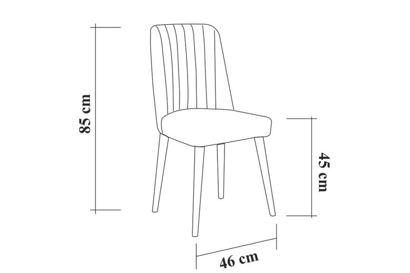 Stol Orrest 85 cm - Trä|natur - Matstol & köksstol