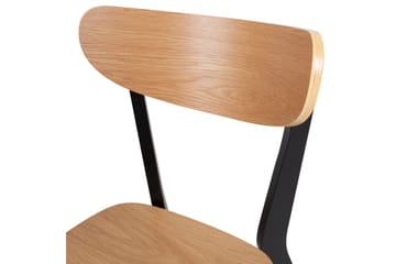 Stol Roxby Ek/Svart - Möbler - Fåtölj & stolar - Matstol & köksstol