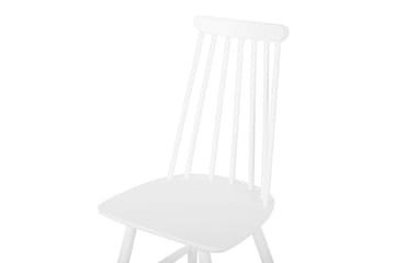 Stol Set Om 2 St Burbank - Vit - Möbler - Fåtölj & stolar - Matstol & köksstol