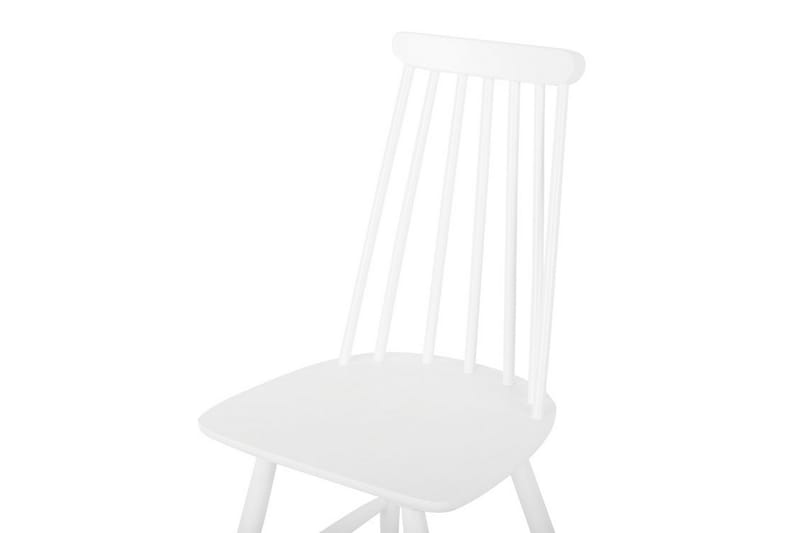 Stol Set Om 2 St Burbank - Vit - Möbler - Fåtölj & stolar - Matstol & köksstol