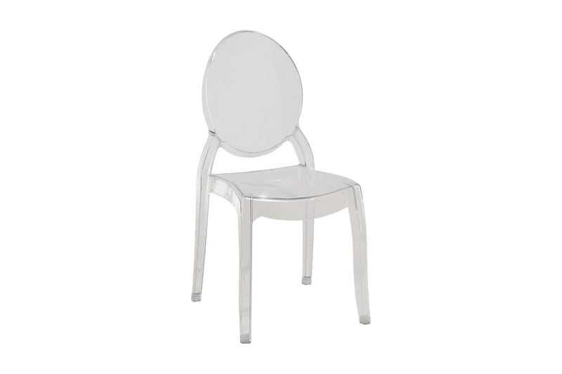 Stol Set Om 2 St Merton - Transparent - Möbler - Fåtölj & stolar - Matstol & köksstol