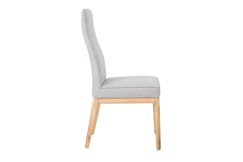 Stol PRESTON 46x585xH102cm grått tyg - Möbler - Fåtölj & stolar - Matstol & köksstol