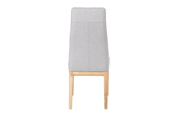 Stol PRESTON 46x585xH102cm grått tyg - Möbler - Fåtölj & stolar - Matstol & köksstol