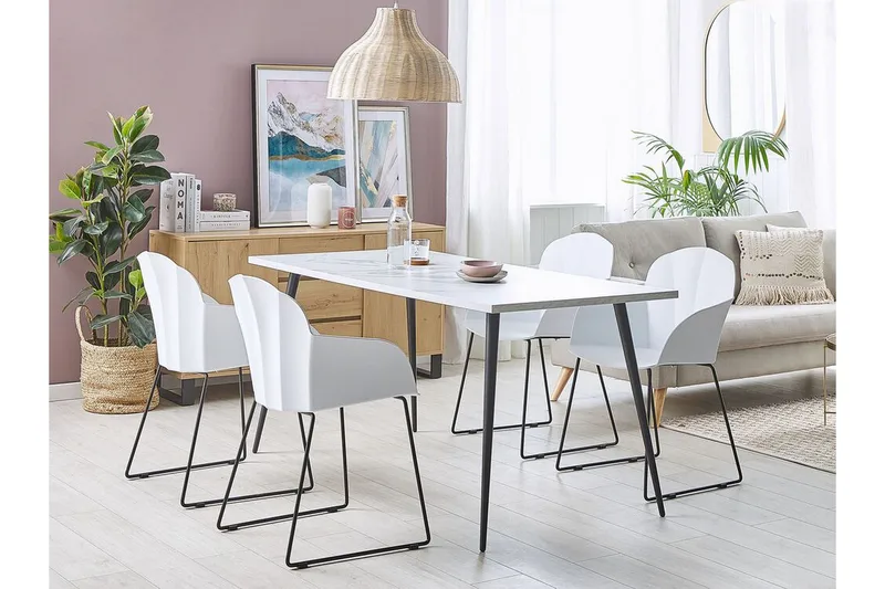 Sylvala Matstol 2-pack - Vit - Möbler - Fåtölj & stolar - Matstol & köksstol