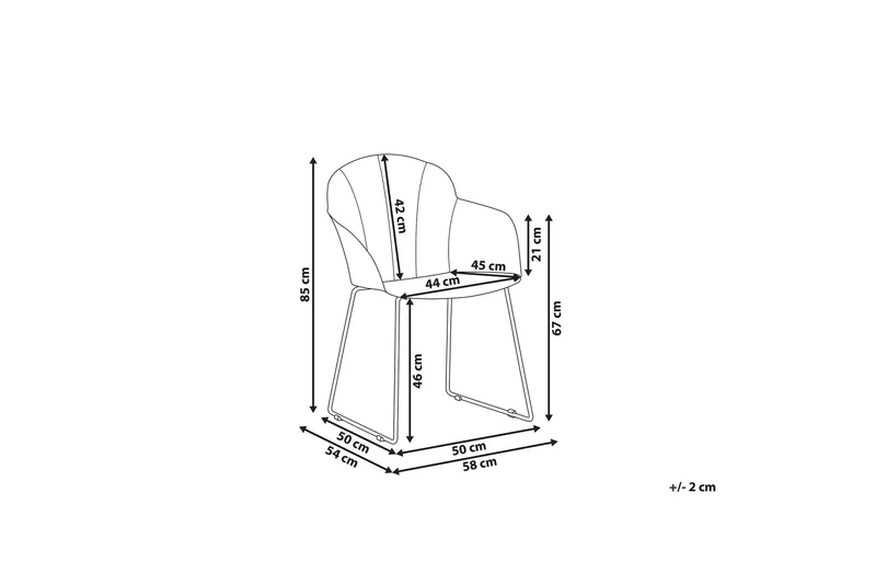 Sylvala Matstol 2-pack - Vit - Möbler - Fåtölj & stolar - Matstol & köksstol