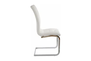 Tolna Spisestol Konstläder 2-pack - Vit - Möbler - Fåtölj & stolar - Matstol & köksstol