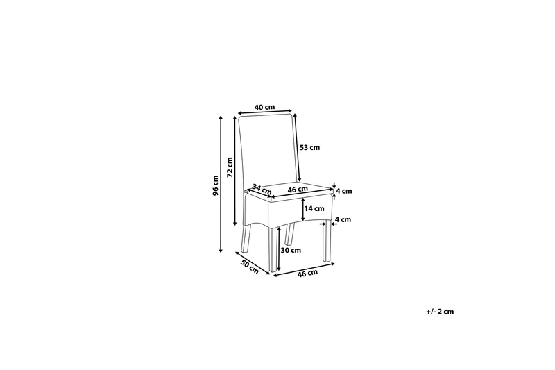 Truxall Rottingstol 2-pack - Vit - Möbler - Fåtölj & stolar - Matstol & köksstol