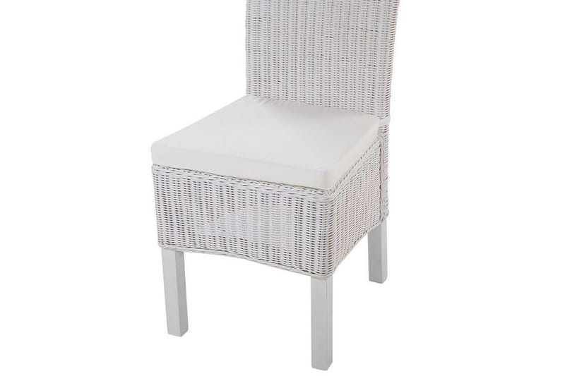 Truxall Rottingstol 2-pack - Vit - Möbler - Fåtölj & stolar - Matstol & köksstol