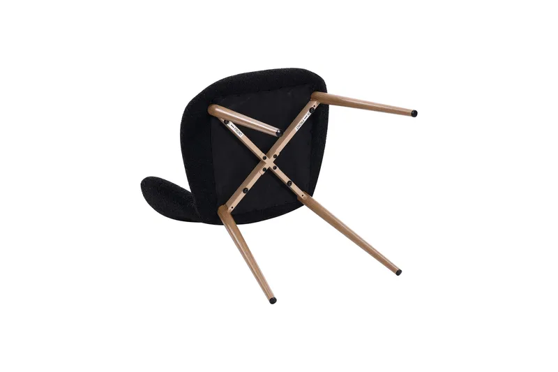 Tuktut Matstol - Svart - Möbler - Fåtölj & stolar - Matstol & köksstol