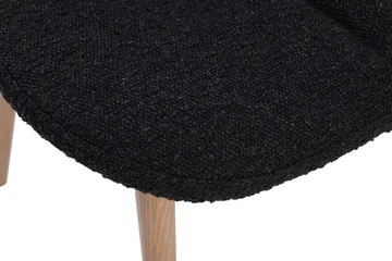 Tuktut Matstol - Svart - Möbler - Fåtölj & stolar - Matstol & köksstol