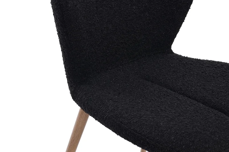 Tuktut Matstol - Svart - Möbler - Fåtölj & stolar - Matstol & köksstol