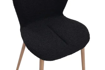 Tuktut Matstol - Svart - Möbler - Fåtölj & stolar - Matstol & köksstol