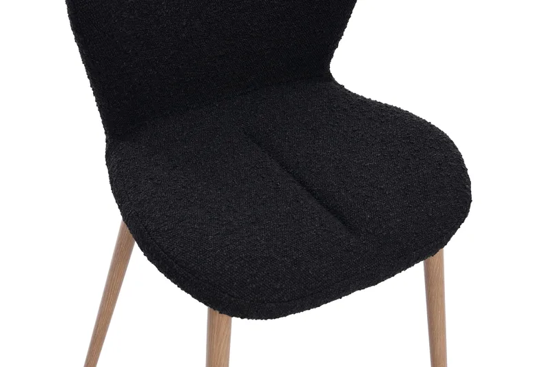 Tuktut Matstol - Svart - Möbler - Fåtölj & stolar - Matstol & köksstol