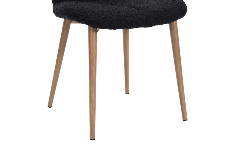 Tuktut Matstol - Svart - Möbler - Fåtölj & stolar - Matstol & köksstol