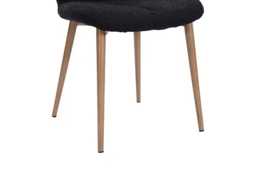 Tuktut Matstol - Svart - Möbler - Fåtölj & stolar - Matstol & köksstol