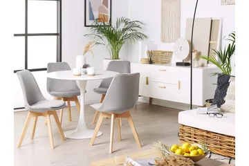 Tulunda II Sammetsstol 2-pack - Grå - Möbler - Fåtölj & stolar - Matstol & köksstol