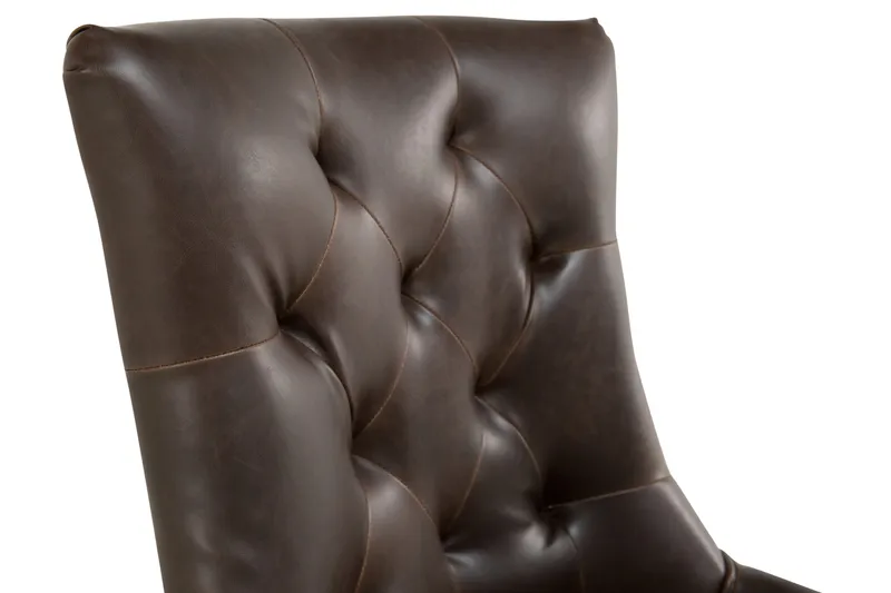 Tuva Fåtölj Konstläder - Brun - Möbler - Fåtölj & stolar - Matstol & köksstol