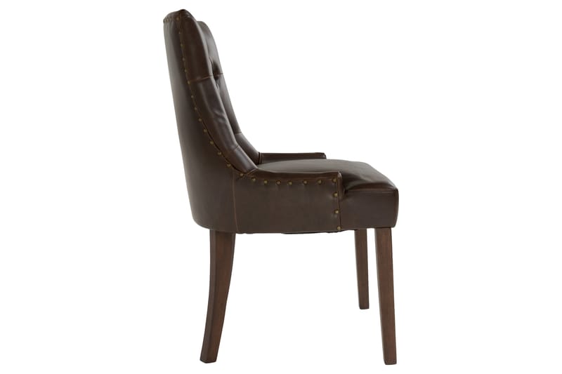 Tuva Fåtölj Konstläder - Brun - Möbler - Fåtölj & stolar - Matstol & köksstol