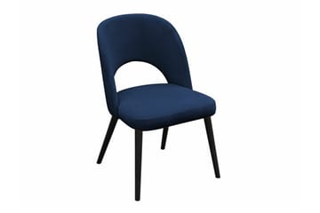 Uptown Matstol i Sammet - Marinblå - Möbler - Fåtölj & stolar - Matstol & köksstol