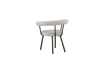 Västerås x Josefin Lustig Karmstol - Offwhite/Svart - Möbler - Fåtölj & stolar - Matstol & köksstol