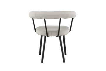 Västerås x Josefin Lustig Karmstol - Offwhite/Svart - Möbler - Fåtölj & stolar - Matstol & köksstol