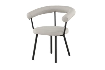 Västerås x Josefin Lustig Karmstol - Offwhite/Svart - Möbler - Fåtölj & stolar - Matstol & köksstol