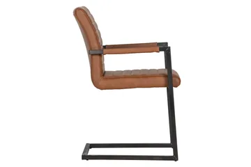 Vanco Matstol Konstläder - Cognac - Möbler - Fåtölj & stolar - Matstol & köksstol