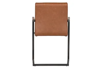 Vanco Matstol Konstläder - Cognac - Möbler - Fåtölj & stolar - Matstol & köksstol