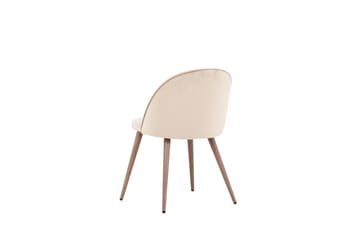 Velvet Karmstol - Beige - Möbler - Fåtölj & stolar - Matstol & köksstol
