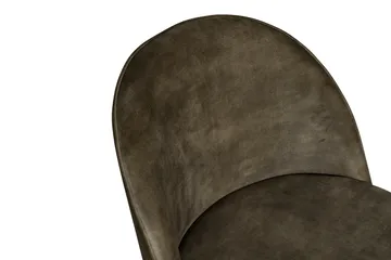 Velvet Matstol - Grön/Svart - Möbler - Fåtölj & stolar - Matstol & köksstol