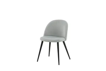 Velvet Matstol Manchester - Grå - Möbler - Fåtölj & stolar - Matstol & köksstol