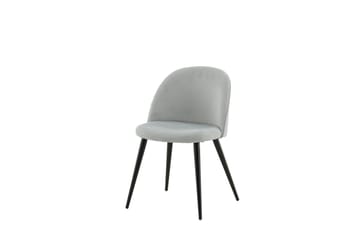 Velvet Matstol Manchester - Grå - Möbler - Fåtölj & stolar - Matstol & köksstol