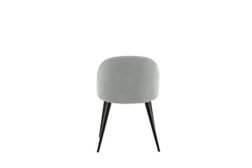 Velvet Matstol Manchester - Grå - Möbler - Fåtölj & stolar - Matstol & köksstol