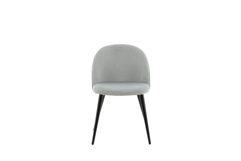 Velvet Matstol Manchester - Grå - Möbler - Fåtölj & stolar - Matstol & köksstol
