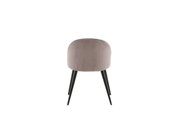 Velvet Matstol Manchester - Rosa - Möbler - Fåtölj & stolar - Matstol & köksstol