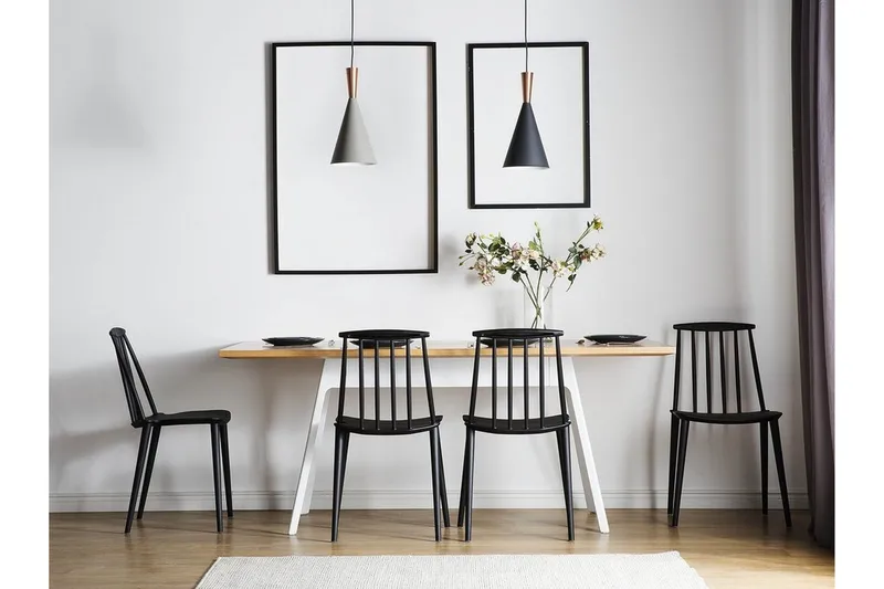 Ventnor Stol Set Om 2 St - Svart - Möbler - Fåtölj & stolar - Matstol & köksstol