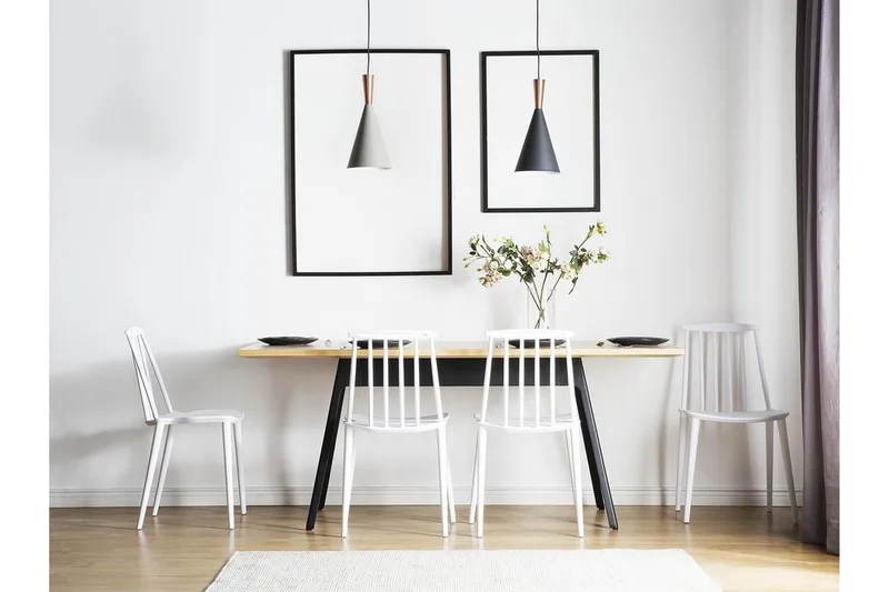 Ventnor Stol Set Om 2 St - Vit - Möbler - Fåtölj & stolar - Matstol & köksstol