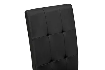 Viktor Matstol - Konstläder / Vit / Svart - Möbler - Fåtölj & stolar - Matstol & köksstol