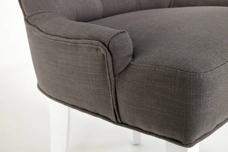 Viktoria Fåtölj - Grå/Vit - Möbler - Fåtölj & stolar - Matstol & köksstol