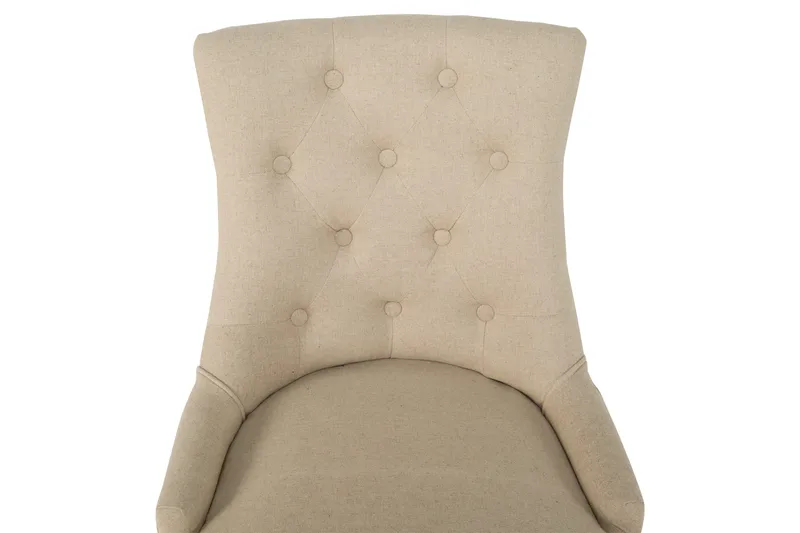 Viktoria Matstol med Nitar - Beige / Vintage - Möbler - Fåtölj & stolar - Matstol & köksstol