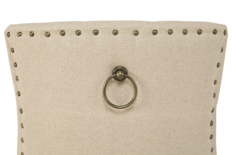 Viktoria Matstol med Nitar - Beige / Vintage - Möbler - Fåtölj & stolar - Matstol & köksstol