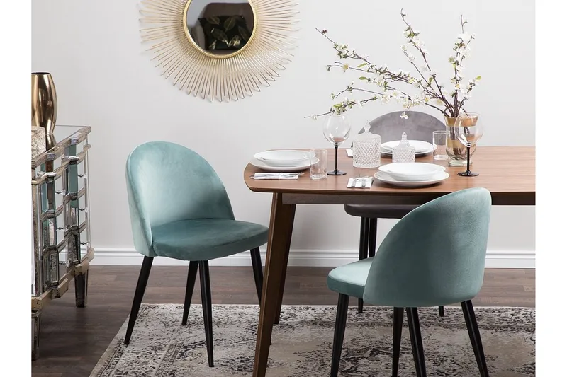 Visalia Stol Set Om 2 St - Grön - Möbler - Fåtölj & stolar - Matstol & köksstol