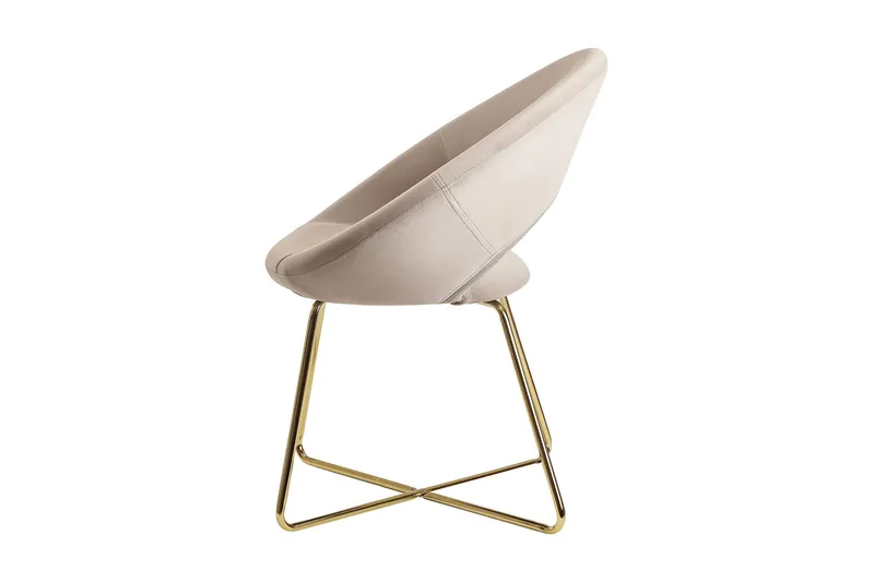 Willowdale Karmstol - Krämvit/Guld - Möbler - Fåtölj & stolar - Matstol & köksstol