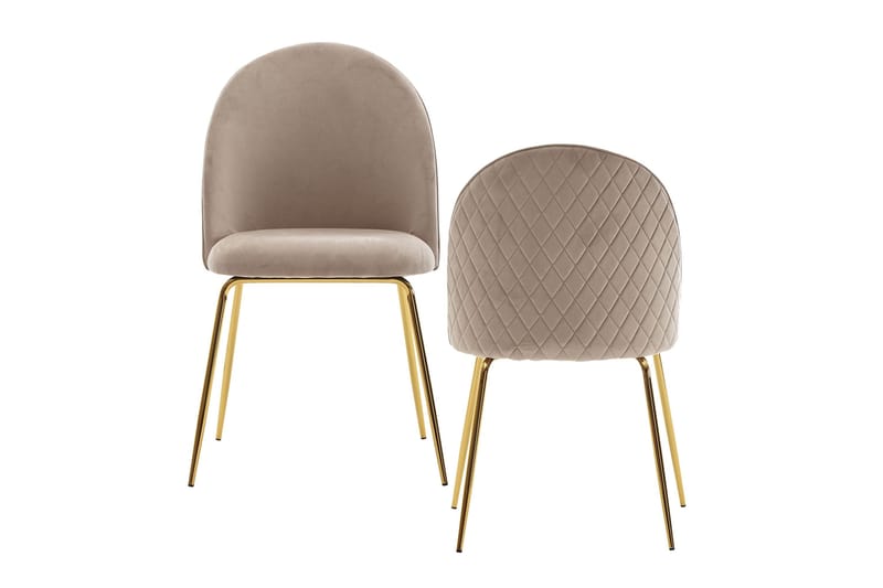 Wohnling Matstol 2-pack - Beige - Möbler - Fåtölj & stolar - Matstol & köksstol