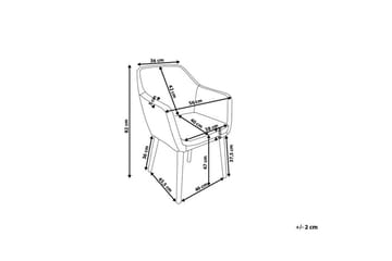 Yorkville Stol - Grå - Möbler - Fåtölj & stolar - Matstol & köksstol