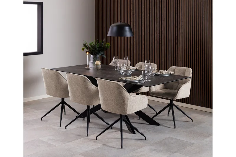 Zabinka Karmstol - Beige - Möbler - Fåtölj & stolar - Matstol & köksstol