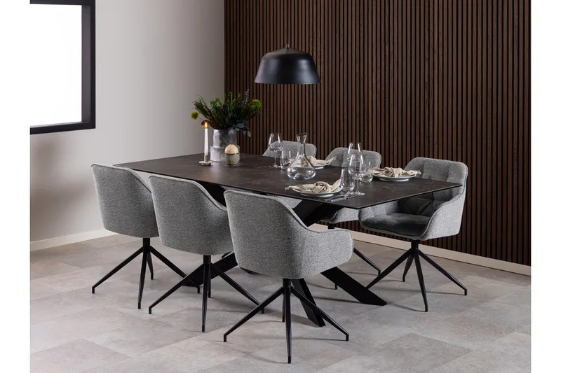 Zabinka Karmstol - Grå - Möbler - Fåtölj & stolar - Matstol & köksstol