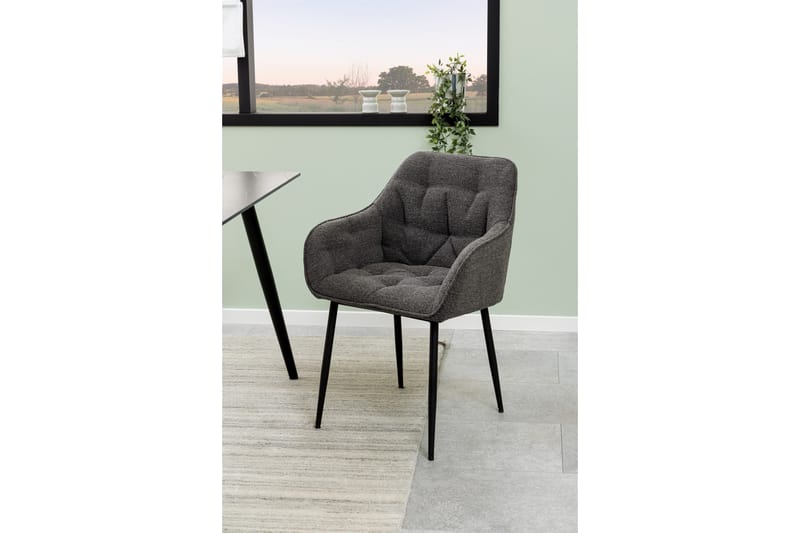 Zabinka Karmstol - Grå - Möbler - Fåtölj & stolar - Matstol & köksstol