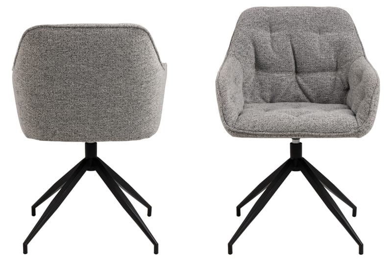 Zabinka Karmstol - Grå - Möbler - Fåtölj & stolar - Matstol & köksstol